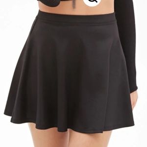 Forever 21 Black Skater Skirt